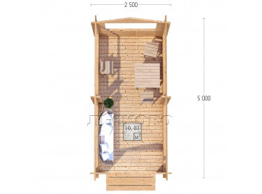 Gazebo "BS" series 2.5×5