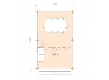 Gazebo "BS" series 3.5×5.5