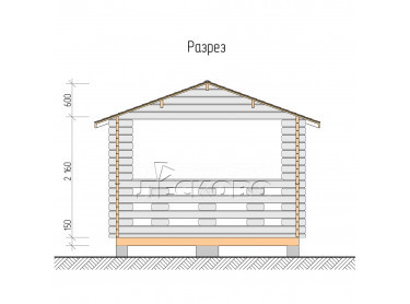 Pavillion "BS" serie 3.5×4