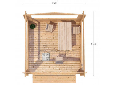 Gazebo "BS" series 3.5×3.5