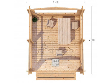 Gazebo "BS" series 3.5×4