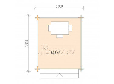 Gazebo "BS" series 3×3.5