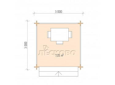 Pavillion "BS" serie 3×3