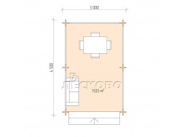 Pavillion "BS" serie 3×4.5