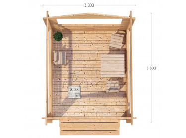 Gazebo "BS" series 3×3.5