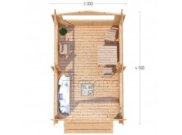 Gazebo "BS" series 3×4.5