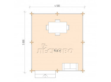 Pavillion "BS" serie 4.5×5