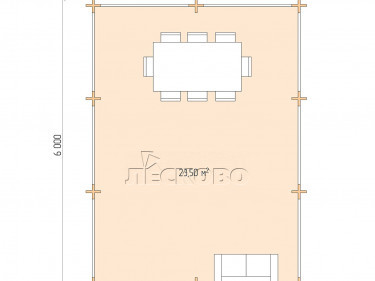 Gazebo "BS" series 4.5×6