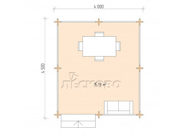 Gazebo "BS" series 4×4.5