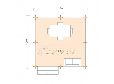 Gazebo "BS" series 4×4