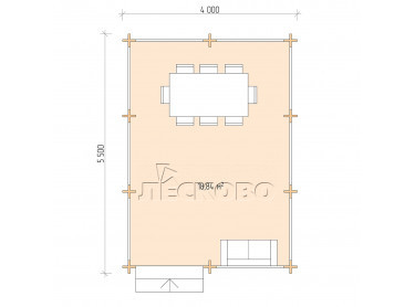 Gazebo "BS" series 4×5.5