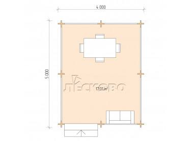 Gazebo "BS" series 4×5