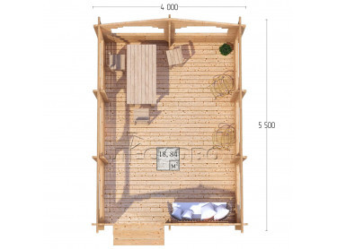 Gazebo "BS" series 4×5.5