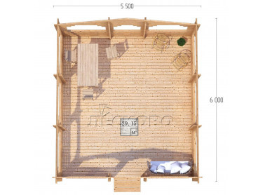 Gazebo "BS" series 5.5×6