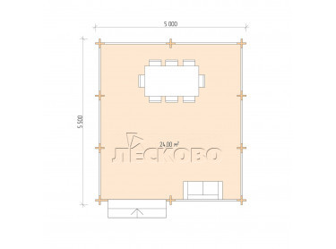 Gazebo "BS" series 5×5.5