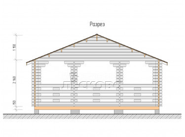 Gazebo "BS" series 6×6