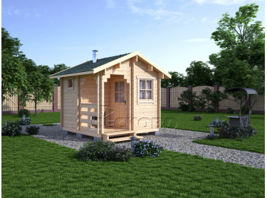 Outdoor sauna "BK" series 3×3