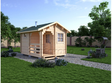 Outdoor sauna "BK" series 3×4