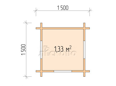 Spielhaus "DD" serie 1.5×1.5