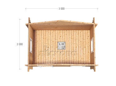 Spielhaus "DD" serie 3×2