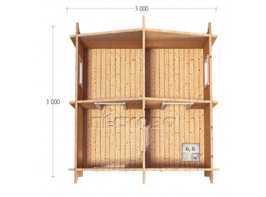 Spielhaus "DD" serie 3×3