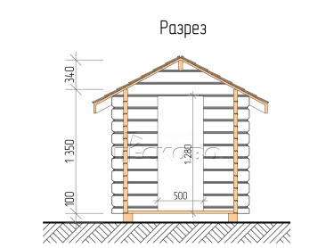 Spielhaus "DD" serie 1.5×3