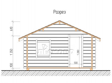 Spielhaus "DD" serie 3×2