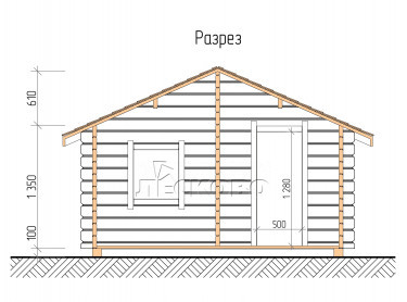 Spielhaus "DD" serie 3×3