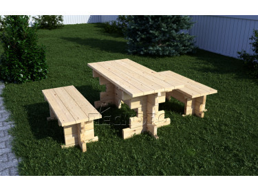 Outdoor furniture set "КМ-1" series