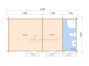 Garden shed "HB" series 6×3