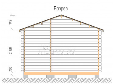 Garden shed "HB" series 4×3