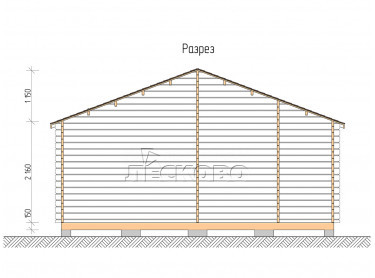 Garden shed "HB" series 6×3