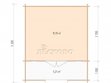 Gartenhaus "DSK" serie 4.5×4