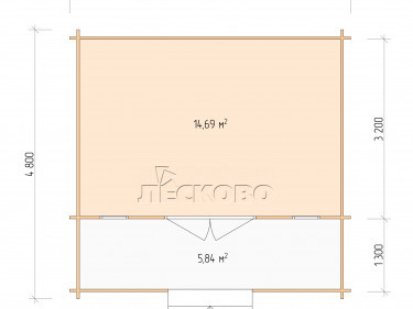 Gartenhaus "DSK" serie 5×3.5