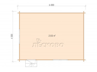 Gartenhaus "DS" serie 6×4.5