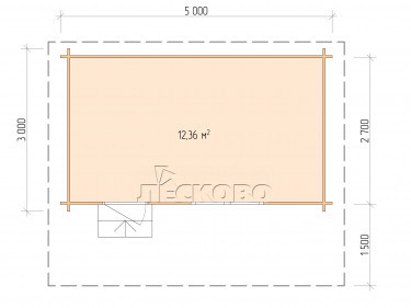 Log Cabin "DSN" series 5×3