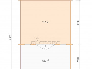 Gartenhaus "DSW" serie 4.5×4