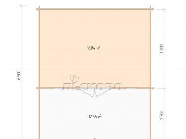 Gartenhaus "DSW" serie 5.5×4