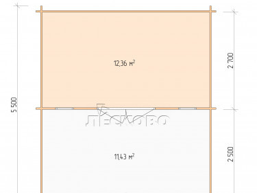 Log Cabin "DSV" series 5×3