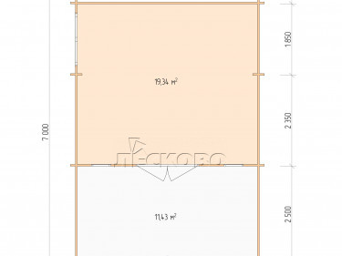 Log Cabin "DSV" series 5×4.5