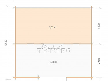 Gartenhaus "DSW" serie 6×3