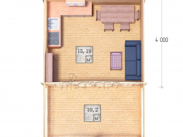 Log Cabin "DSV" series 4.5×4