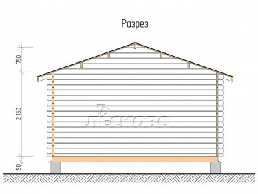 Log Cabin "DS" series 4.5×5