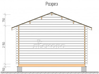 Log Cabin "DS" series 4×5