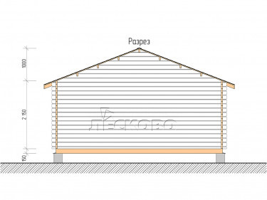 Gartenhaus "DS" serie 5.5×6