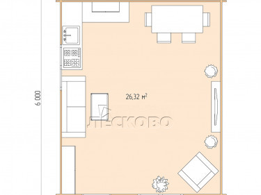 Gartenhaus "DS" serie 5×6