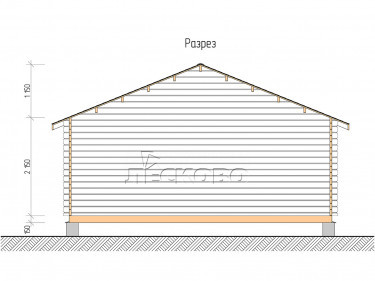 Gartenhaus "DS"serie  6×6