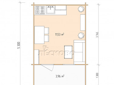 Gartenhaus "DSK" serie 3.5×4