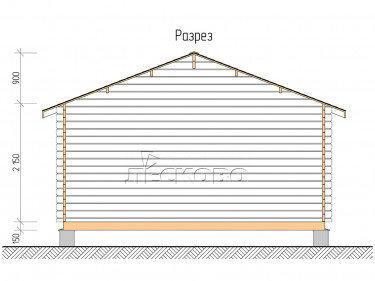 Log Cabin "DSK" series 5×6