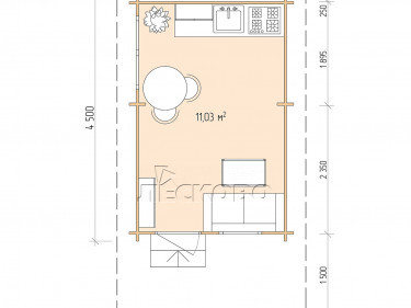 Log Cabin "DSN" series 3×4.5